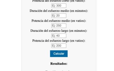 Calculadora de Power Law